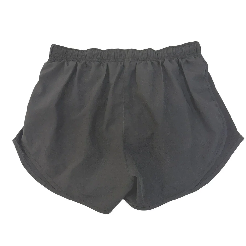 Nike Dri-FIT Tempo Running Shorts Black Mesh Panel Womens Large Athletic Workout